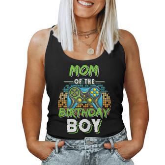 Mom Of The Birthday Boy Matching Video Gamer Birthday Party Women Tank Top - Monsterry AU