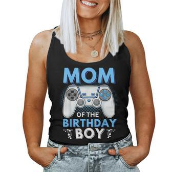 Mom Of The Birthday Boy Matching Video Gamer Birthday Women Tank Top - Seseable