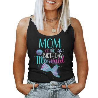 Mom Of The Birthday Mermaid Matching Family Birthday Women Tank Top | Mazezy