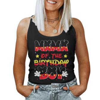 Mom And Dad Mama Birthday Boy Mouse Family Matching Women Tank Top - Monsterry AU