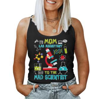 Mom Lab Assistant Mad Scientist Party Birthday Women Tank Top - Monsterry