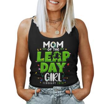 Mom Of The Leap Day Girl February 29Th Birthday Leap Year Women Tank Top - Monsterry
