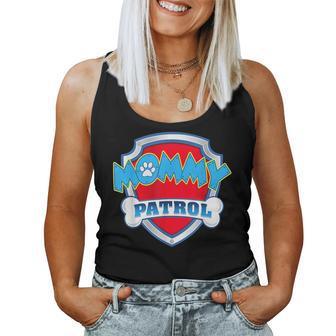 Mom Mommy Of The Birthday Boy Girl Dog Paw Family Matching Women Tank Top - Seseable