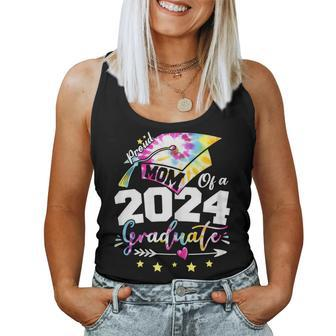 Mom Senior 2024 Proud Mom Of A Class Of 2024 Graduate Mother Women Tank Top | Mazezy