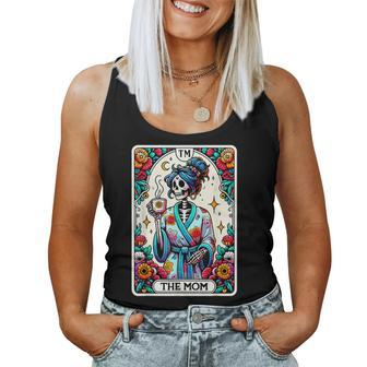 The Mom Tarot Card Skeleton Mama Happy Mother's Day Women Tank Top - Seseable