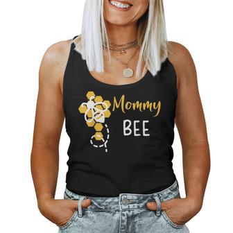 Mommy Of The Bee 1St Birthday Outfit First Bee Day Family Women Tank Top - Thegiftio UK