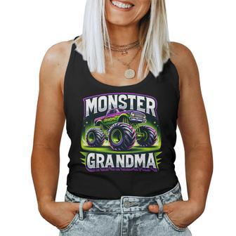 Monster Truck Race Racer Driver Grandma Mother's Day Women Tank Top - Monsterry AU