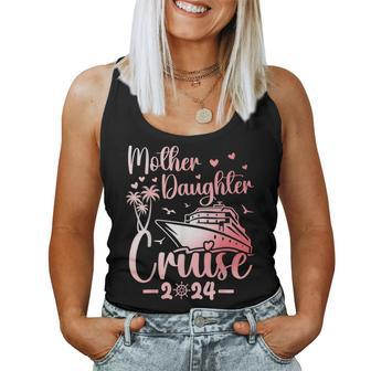 Mother Daughter Cruise 2024 Family Vacation Trip Matching Women Tank Top - Thegiftio UK