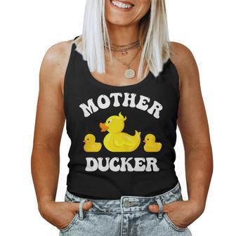 Mother Ducker Duck Mama Mother's Day Mother Of Two Women Tank Top - Monsterry