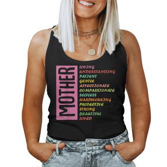 Mother Meaning I Love Mom Women Tank Top - Seseable