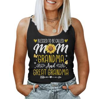 Mother's Day Blessed To Be Called Mom Grandma Great Grandma Women Tank Top - Monsterry DE