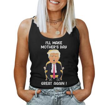 Make Mother's Day Great Again Mom Ltsp Donald Trump Women Tank Top | Mazezy