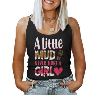 Mud Run Princess Little Mud Never Hurt A Girl Team Girls Atv Women Tank Top - Monsterry DE