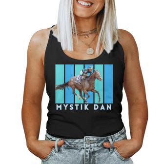 Mystik Dan Horse Horse Racing Del Mar Santa Anita Women Tank Top | Mazezy