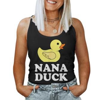 Nana Duck Mama Rubber Duck Lover Women Tank Top - Monsterry