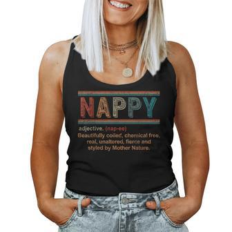 Nappy Definition Pro Black Girl Magic Natural Curly Hair Women Tank Top - Monsterry