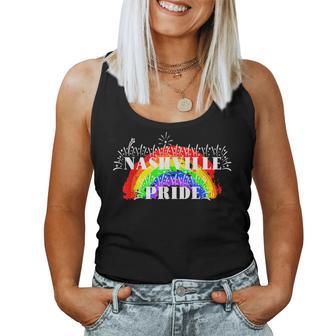 Nashville Pride Rainbow For Gay Pride Women Tank Top - Monsterry CA