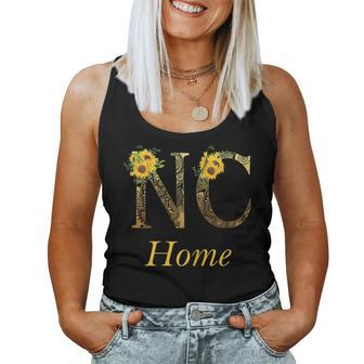 Nc Home Roots Pride Sunflower Lover Proud North Carolina Women Tank Top - Monsterry DE