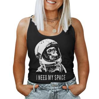 I Need My Space Sarcastic Humor Fun Women Tank Top - Monsterry DE
