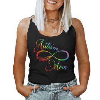 Neurodiversity Symbol Rainbow Autism Mom Autism Infinity Women Tank Top - Monsterry UK