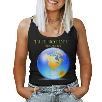 In It Not Of It Romans 122 Christian Faith Inspirational Women Tank Top - Monsterry AU