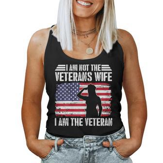 I Am Not The Veterans Wife I Am The Female Veteran Women Tank Top - Seseable