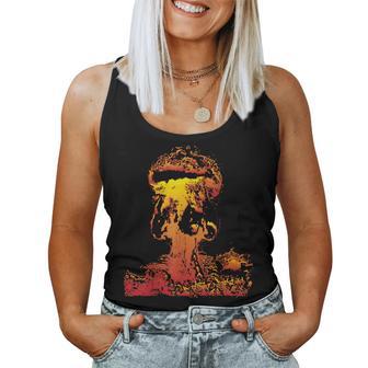 Nuclear Bomb Blast Mushroom Cloud Women Tank Top - Monsterry