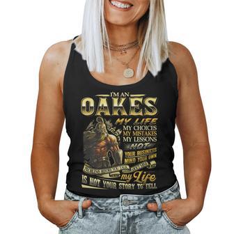 Oakes Family Name Oakes Last Name Team Women Tank Top | Seseable CA