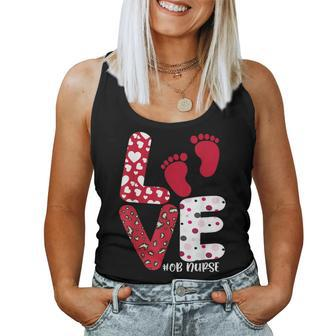 Ob Nurse Valentines Day Delivery Labor Nursing Lovers Women Tank Top - Monsterry AU