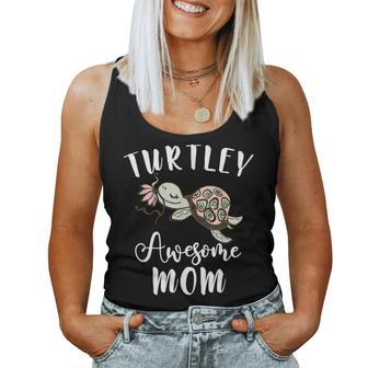 Ocean Animal Lover Mom Idea Turtle Women Tank Top - Monsterry DE