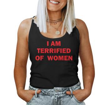 Oddly Specific I Am Terrified Of Sayings Women Tank Top - Seseable