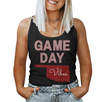 Oklahoma Football Game Day Vibes Fall Tailgate Women Tank Top - Monsterry AU