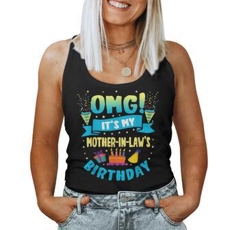 Omg It's My Mother In Law Birthday Women Tank Top - Monsterry