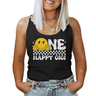 One Happy Dude Gigi Groovy 1St Birthday Family Matching Women Tank Top - Monsterry UK