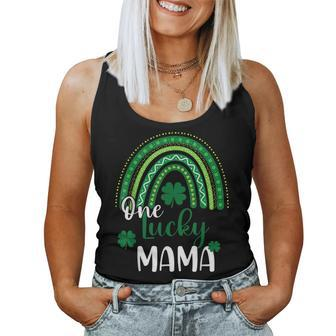 One Lucky Mama Leopard Print Rainbow St Patrick’S Day Women Tank Top - Monsterry