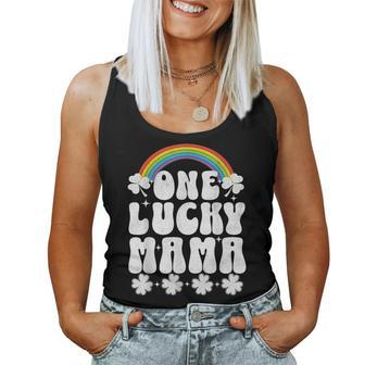 One Lucky Mama St Patrick's Day Lucky Mom Mother Women Tank Top | Mazezy AU