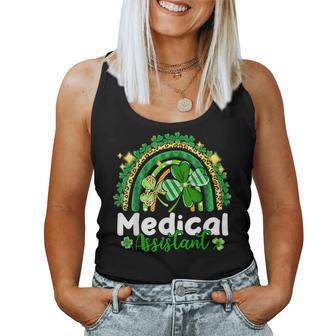 One Lucky Medical Assistant Rainbow St Patrick's Day Women Tank Top - Thegiftio