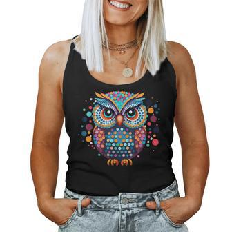 Owl Happy International Dot Day 2024 Polka Dot Kid Women Tank Top | Mazezy