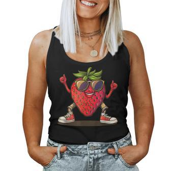 Partying Strawberry Costume For Boys And Girls Women Tank Top - Seseable