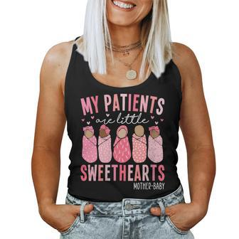 My Patients Are Little Sweethearts Mother Baby Rn Valentine Women Tank Top - Monsterry DE