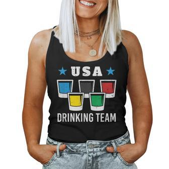 Patriot Olympic Usa Drinking Team Beer Women Tank Top - Monsterry CA