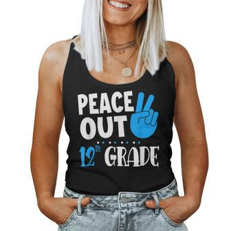 Peace Out 12Th Grade Graduation Last Day School Student Bday Women Tank Top - Monsterry CA