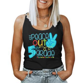 Peace Out 5Th Grade End Of School Year Teacher Student Women Tank Top - Monsterry AU