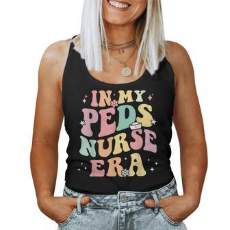 In My Peds Nurse Era Retro Nurse Appreciation Pediatrician Women Tank Top - Monsterry DE