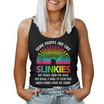 Some People Are Like Slinkies Sarcastic Or Cool Person Women Tank Top | Mazezy AU