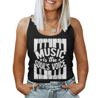 Pianist Piano Player For Soul Music Dad Mom Women Tank Top - Monsterry AU