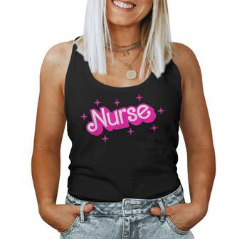 Pink Retro Nurse Appreciation Nursing Profession Rn Lpn Np Women Tank Top - Seseable