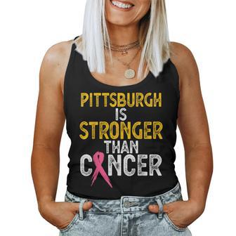 Pittsburgh Is Stronger Than Cancer Women Women Tank Top - Monsterry UK