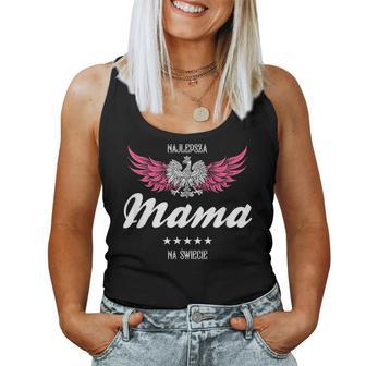 Polska Polen Flaggen Mama Polnisch Spruch Tank Top Frauen - Geschenkecke