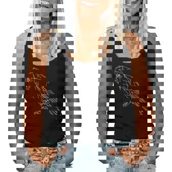 Polygonal Geometric Crow Raven Goth Gothic Girls Men Women Tank Top - Thegiftio